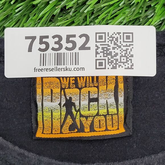 Vintage Y2K Rocker Shirt Medium 20x26 Black We-Will-Rock-You - Picture 6 of 15